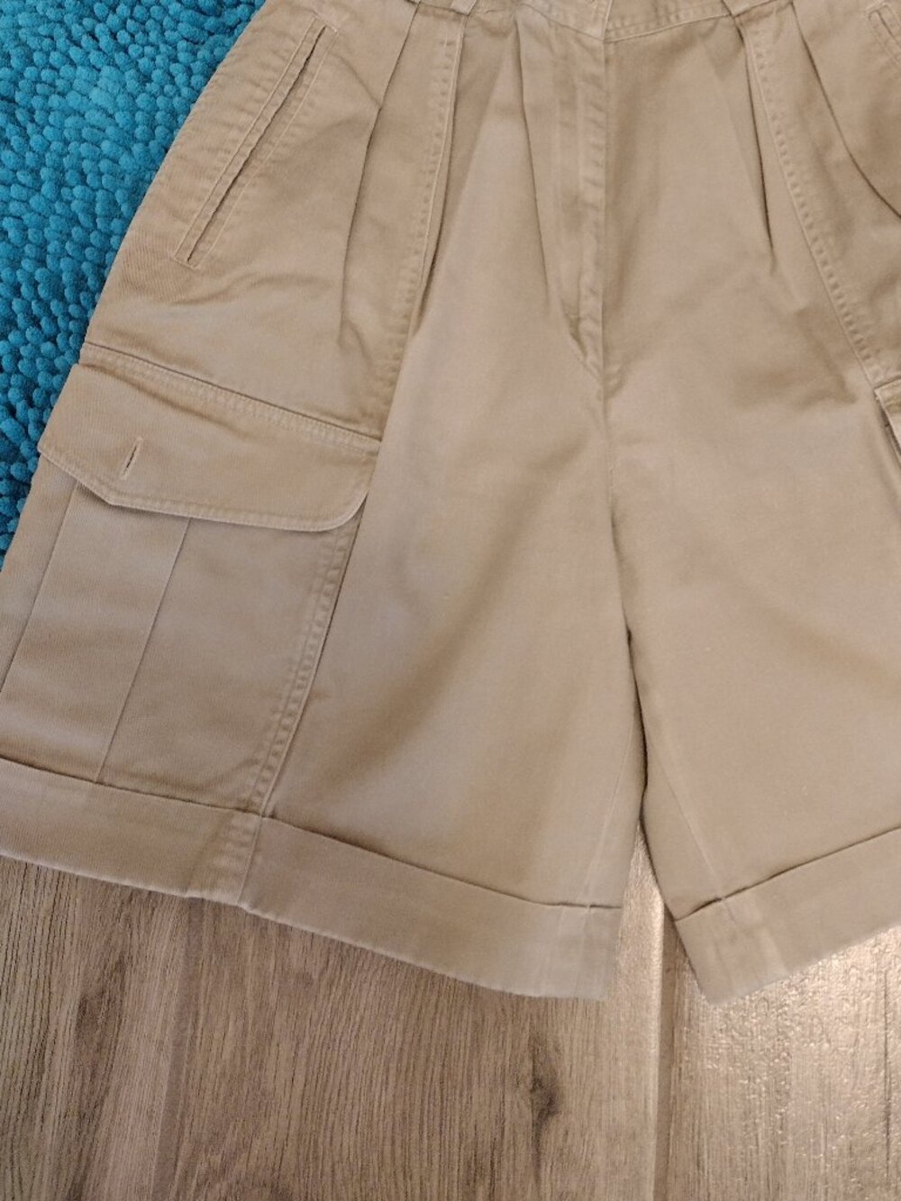 Ariella Khaki Bermuda Shorts